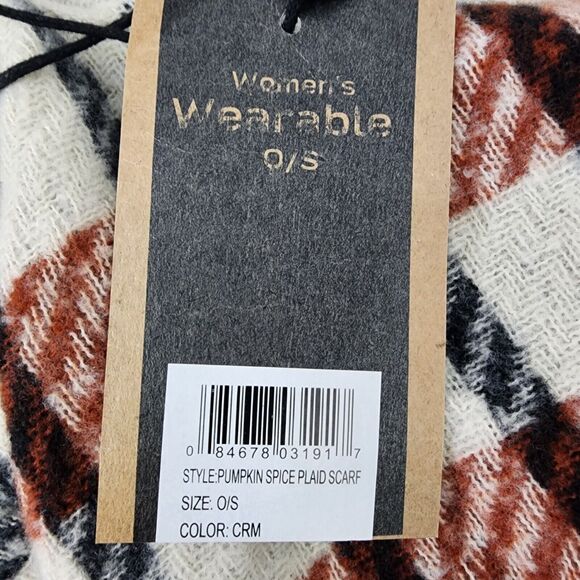 Lincoln Outfitters Women Poncho One Size Shawl Cape Plaid Scarf Finge Multicolor - Picture 12 of 13